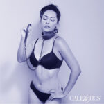 CALEXOTICS - NOCTURNAL COLLAR Y CORREA CUERO AJUSTABLE NEGRO - Imagen 5