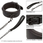 CALEXOTICS - NOCTURNAL COLLAR Y CORREA CUERO AJUSTABLE NEGRO - Imagen 4