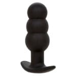 CALEXOTICS - ROCK BOTTOM PLUG ANAL CON CUENTAS 10 VIBRACIONES SILICONA NEGRO - Imagen 2