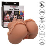 CALEXOTICS - THE HOMECOMING QUEEN DOBLE MASTURBADOR REALÍSTICO CARAMELO