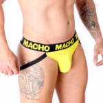 MACHO - MX25A JOCK AMARILLO LYCRA S - Imagen 2