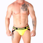 MACHO - MX25A JOCK AMARILLO LYCRA S - Imagen 5