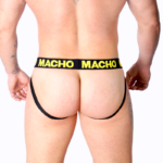 MACHO - MX25A JOCK AMARILLO LYCRA S - Imagen 4