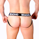 MACHO - MX27GR JOCK CUERO GRIS BEIGE XL - Imagen 4