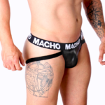 MACHO - MX25NC JOCK CUERO NEGRO - Imagen 2