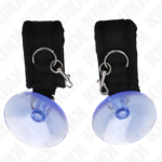 KINK - MUÑEQUERAS CON VENTOSA NEGRO AJUSTABLE 29-40 CM X 5 CM - Imagen 3