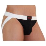 BURN - 004 JOCK BRILLANTE NEGRO / BLANCO S - Imagen 2