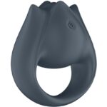 SATISFYER - PERFECT PAIR 2 MULTIVIBRADOR 2 EN 1 ANILLO PARA PENE  ESTIMULADOR DE DEDO GRIS - Imagen 5