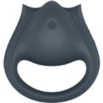 SATISFYER - PERFECT PAIR 2 MULTIVIBRADOR 2 EN 1 ANILLO PARA PENE  ESTIMULADOR DE DEDO GRIS - Imagen 4