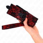 KINK - COLLAR CON CORREA 105 CM DE ENCAJE CON CINTURÓN DE CUERO REAL 44 X 5.5 CM - Imagen 3