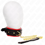 KINK - COLLAR CON CORREA ESPONJA IMITACIÓN CUERO MODELO 2 AJUSTABLE 37-54 CM X 3 CM - Imagen 2