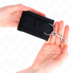 KINK - MUÑEQUERAS NYLON NEGRO MODELO 2 AJUSTABLE 18-35 CM X 6 CM - Imagen 3