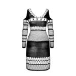 PASSION - BS 105 BODYSTOCKING NEGRO TALLA ÚNICA - Imagen 4