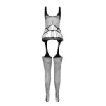 PASSION - BS 106 BODYSTOCKING BLANCO TALLA ÚNICA - Imagen 3