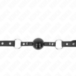 KINK - MORDAZA DE BOLA 4 CM CON REMACHE DE PUNTA Y CIERRE A PRESIÓN 65 x 2 CM - Imagen 3