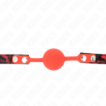 KINK - MORDAZA DE BOLA 4 CM DE SILICONA MODELO 2 CON CANDADO 60 x 2 CM - Imagen 3