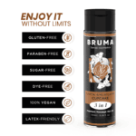 BRUMA - ACEITE DE MASAJE PREMIUM EFECTO CALOR SABOR TARTA AMERICANA 3 EN 1 - 100 ML - Imagen 3