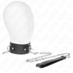 KINK - COLLAR CON CORREA 65 CM 3 ANILLOS MODELO 2 AJUSTABLE 36-43 CM X 5 CM - Imagen 3