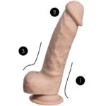 SILEXD - MODELO 1 REAL SKIN PENE REALÍSTICO TERMO REACTIVO 17.8 CM PREMIUM SILEXPAN NATURAL - Imagen 5