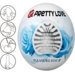 PRETTY LOVE - MASTURBADOR MASCULINO HUEVO BLANCO - Imagen 2