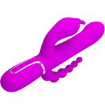 PRETTY LOVE - CAMMY TRIPLE VIBRADOR MULTIFUNCIÓN 4 EN 1 ROSA - Imagen 4