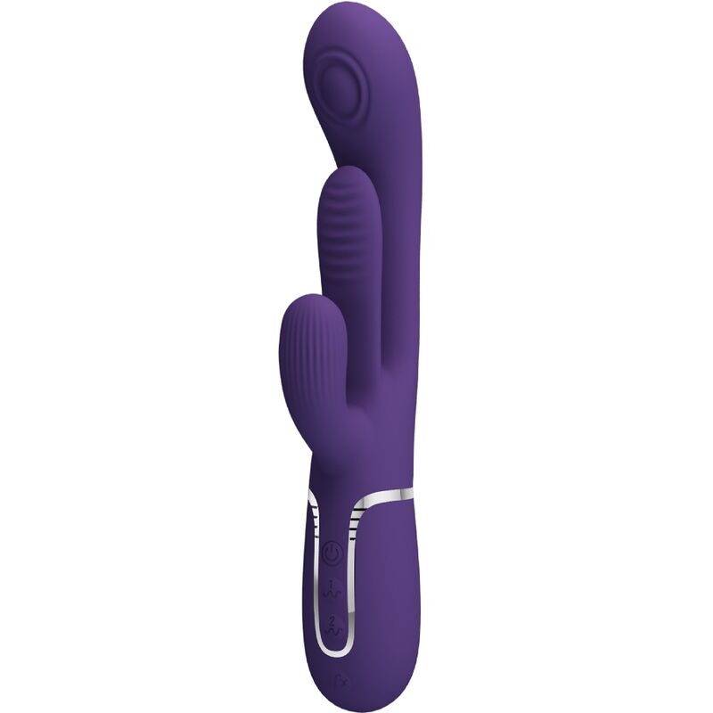 img_191719_4a56e1e9d2447179687e543d5afa2933_1.jpg PRETTY LOVE - SHANIA TRIPLE VIBRADOR RABBIT MULTIFUNCIÓN MORADO - Imagen 1