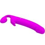 PRETTY LOVE - ZANINI DILDO STRAP-ON SIN ARNÉS 10 VIBRACIONES MORADO - Imagen 3
