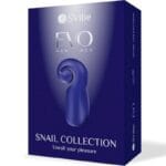SNAIL VIBE - EVO FOR HIM MASTURBADOR MASCULINO SLIDE NROLL AZUL OSCURO - Imagen 5