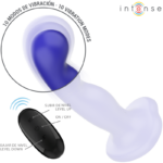 INTENSE - SHORTY VIBRADOR CON VENTOSA AZUL CONTROL REMOTO - Imagen 3