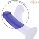 INTENSE - VICTORIA VIBRADOR CON VENTOSA 10 VIBRACIONES AZUL OSCURO CONTROL REMOTO - Imagen 5