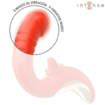 INTENSE - PAULINA VIBRADOR  ESTIMULADOR EN FORMA DE U ROJO - Imagen 5