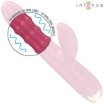 INTENSE - CHLOE VIBRADOR MULTIFUNCIÓN 3 EN 1 ROJO - Imagen 2