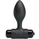 PRETTY LOVE - VIBRA BUTT PLUG ANAL 10 VIBRACIONES NEGRO - Imagen 2