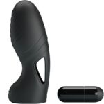 PRETTY LOVE - ALAN VIBRADOR DE DEDO SILICONA NEGRO - Imagen 4