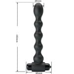 PRETTY LOVE - LYNN PLUG ANAL SILICONA 10 VIBRACIONES NEGRO - Imagen 3