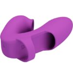 PRETTY LOVE - ATHENA VIBRADOR DE DEDO CON ESTIMULADOR CLÍTORIS MORADO - Imagen 3