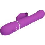 PRETTY LOVE - VIBRADOR ESTIMULADOR MULTIFUNCIÓN 4 EN 1 MORADO - Imagen 3