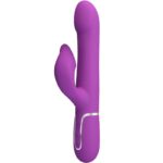 PRETTY LOVE - VIBRADOR ESTIMULADOR MULTIFUNCIÓN 4 EN 1 MORADO