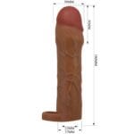 PRETTY LOVE - HANI FUNDA PARA PENE CON EXTENSIÓN DE 5 CM MULATO - Imagen 5