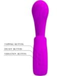 PRETTY LOVE - SIBEL VIBRADOR PUNTO G + ESTIMULADOR CLÍTORIS 10 VIBRACIONES MORADO - Imagen 4