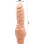 BAILE - BARBARA VIBRADOR REALÍSTICO 19.5 CM NATURAL - Imagen 5