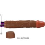 BAILE - BOB VIBRADOR REALÍSTICO 22.5 CM MULATO - Imagen 3
