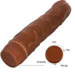 BAILE - BOB VIBRADOR REALÍSTICO 22.5 CM MULATO - Imagen 5