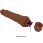 BAILE - DRYAD VIBRADOR REALÍSTICO 25 CM MULATO - Imagen 3