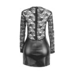 SUBBLIME - 955595 VESTIDO DE MANGA LARGA CON ENCAJE NEGRO S/M - Imagen 5