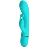 PRETTY LOVE - SCOCCO VIBRADOR RABBIT TURQUESA - Imagen 3
