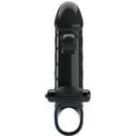 ROMANCE - FUNDA PARA PENE CON VIBRACIÓN NEGRO - Imagen 2