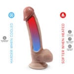 SILEXD - PENE REALÍSTICO SILICONA PREMIUM TERMOREACTIVO 17.8 CM - Imagen 2