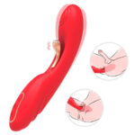 ARMONY - VIBRADOR CON LENGUA OSCILANTE ROJO - Imagen 2