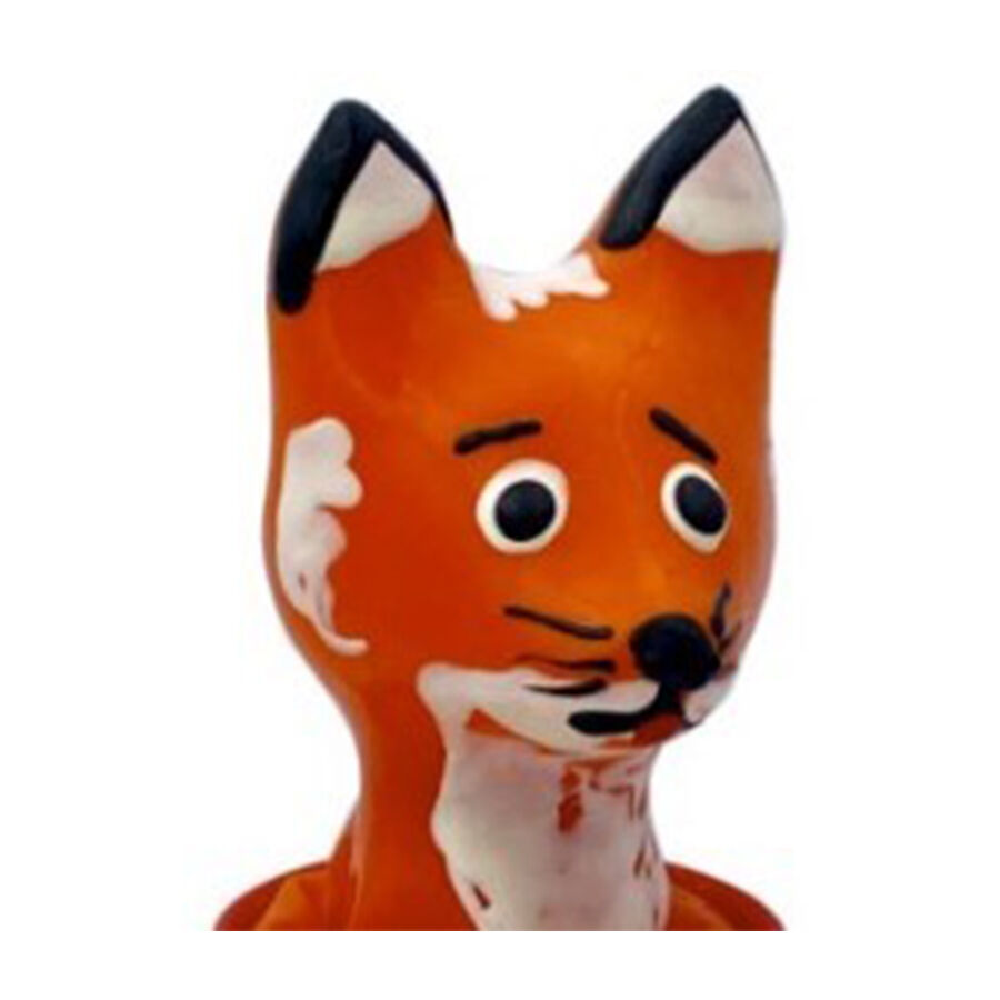 img_205805_6021861ccbe6582582b734aa987fa33b_1.jpg CONDOMERIE - PRESERVATIVO DECORATIVO PINTADO A MANO ZORRO MARRÓN RÁPIDO - Imagen 1